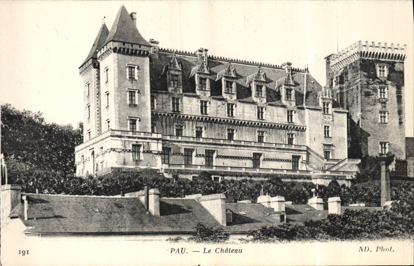 CPA Pau Le Chateau