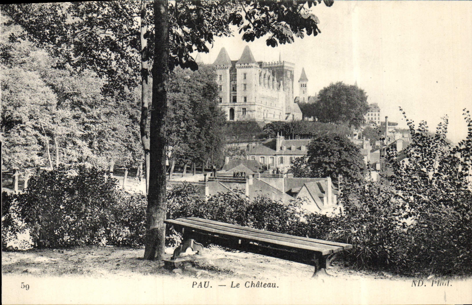 CPA Pau Le Chateau