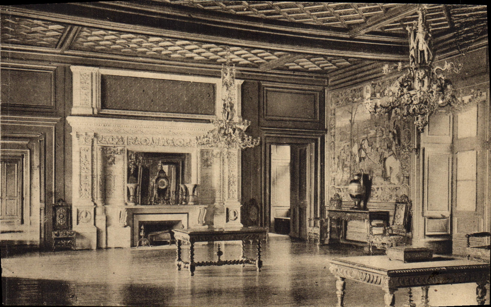 CPA Pau Chateau Henri IV Grand salon de reception Ancienne salle du Trone des rois de Navarre
