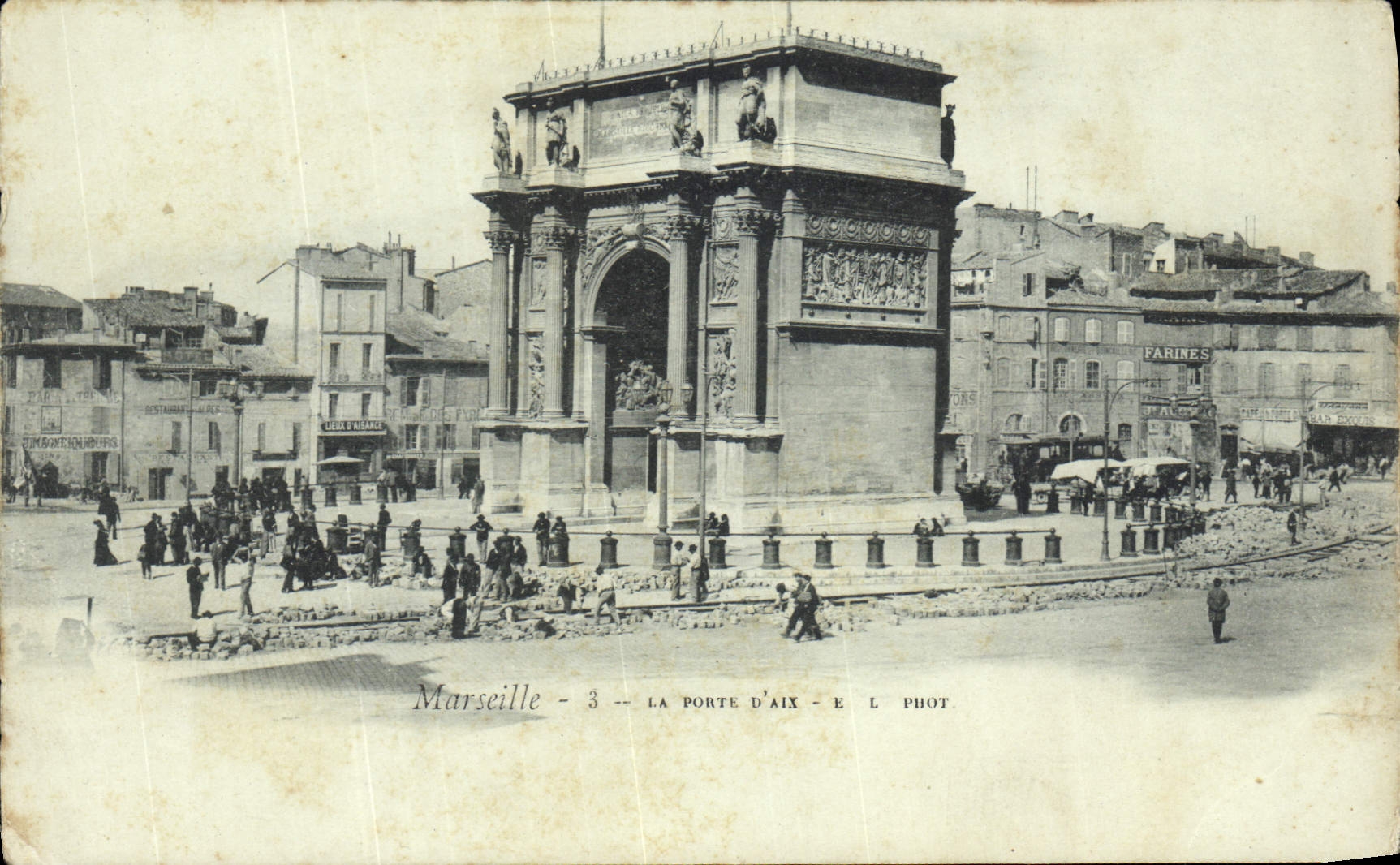 CPA Marseille La porte d'Aix
