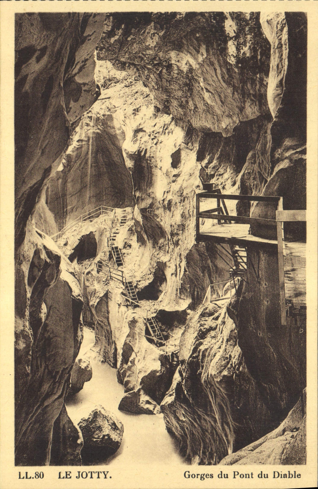 CPA Le Jotty Gorges du Pont du Diable