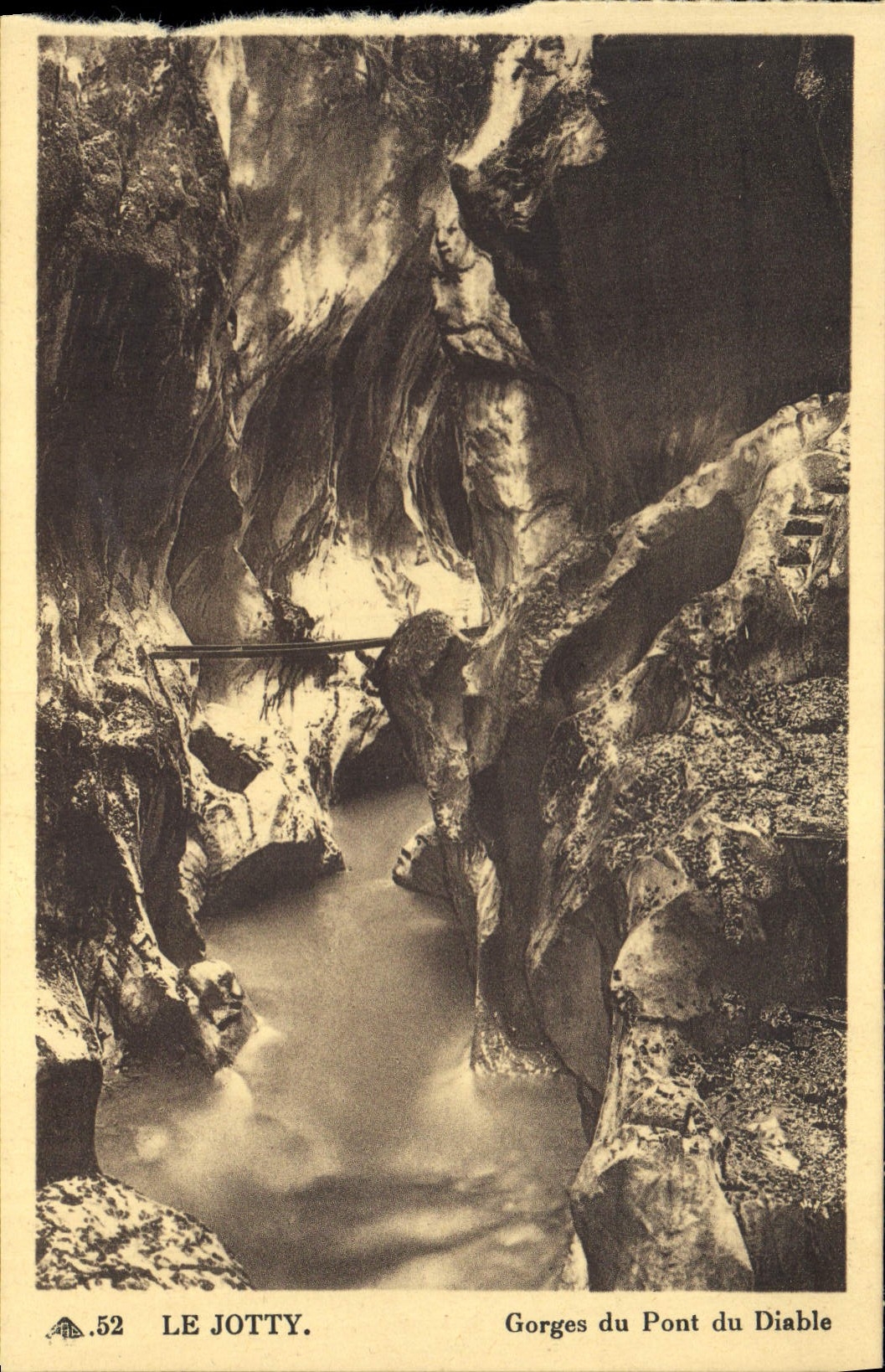 CPA Le Jotty Gorges du Pont du Diable