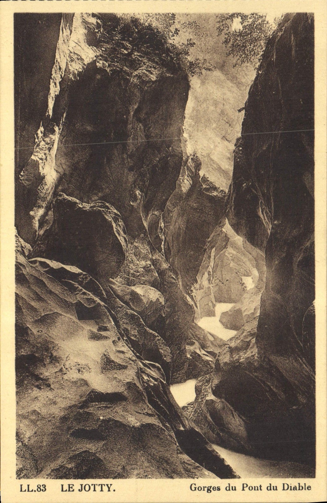 CPA Le Jotty Gorges du Pont du Diable