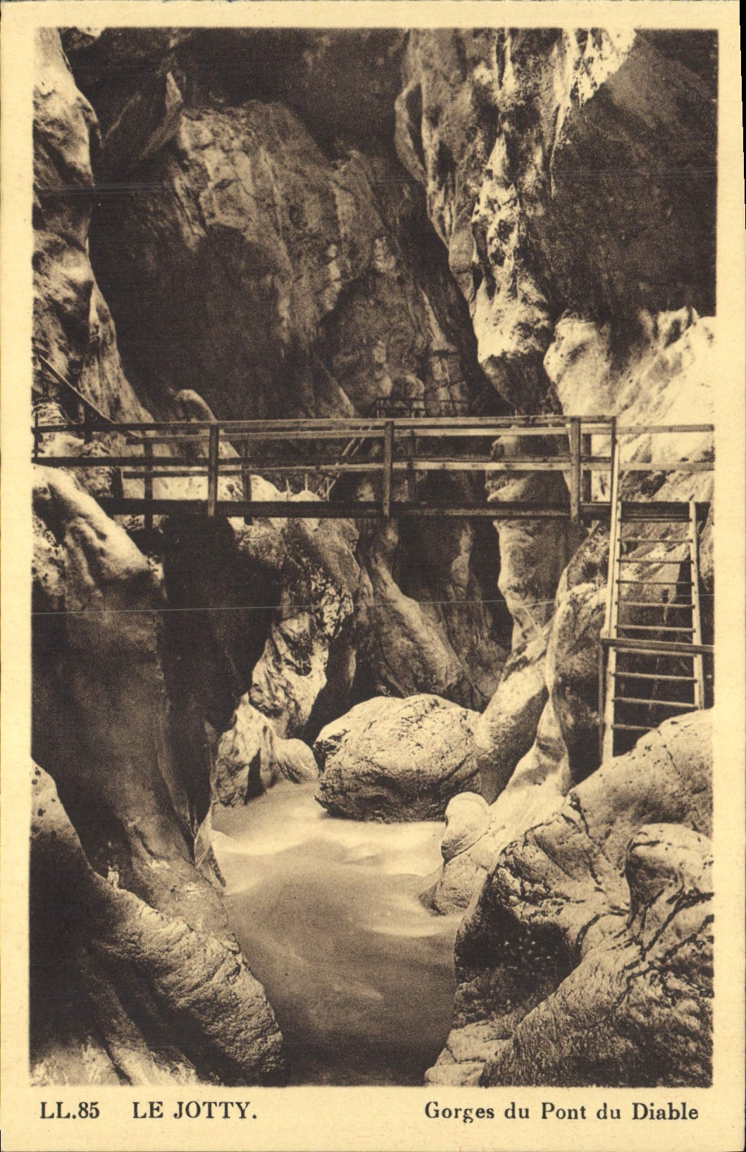 CPA Le Jotty Gorges du Pont du Diable