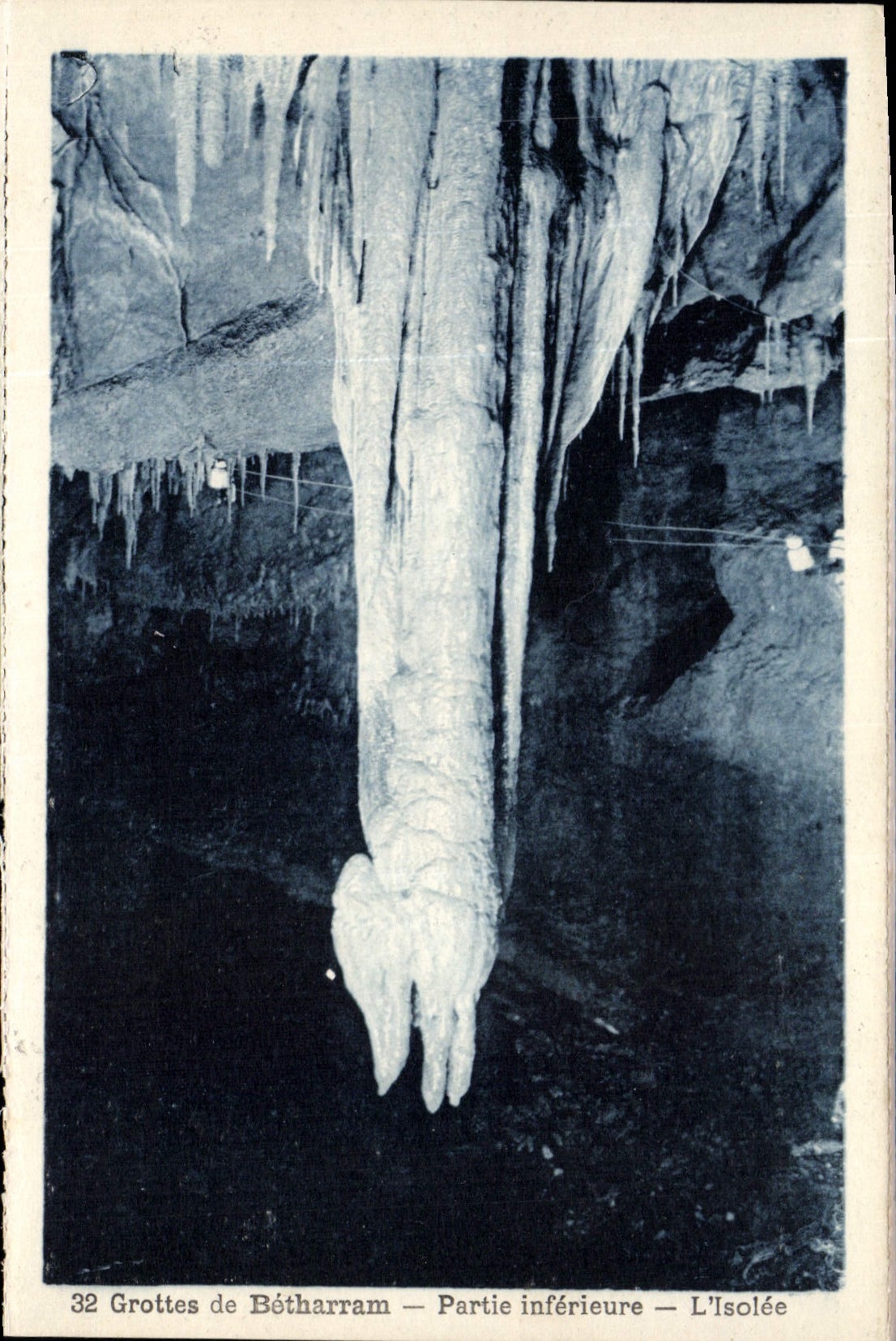 CPA Grottes de Betharram Partie Inferieure L'isolee