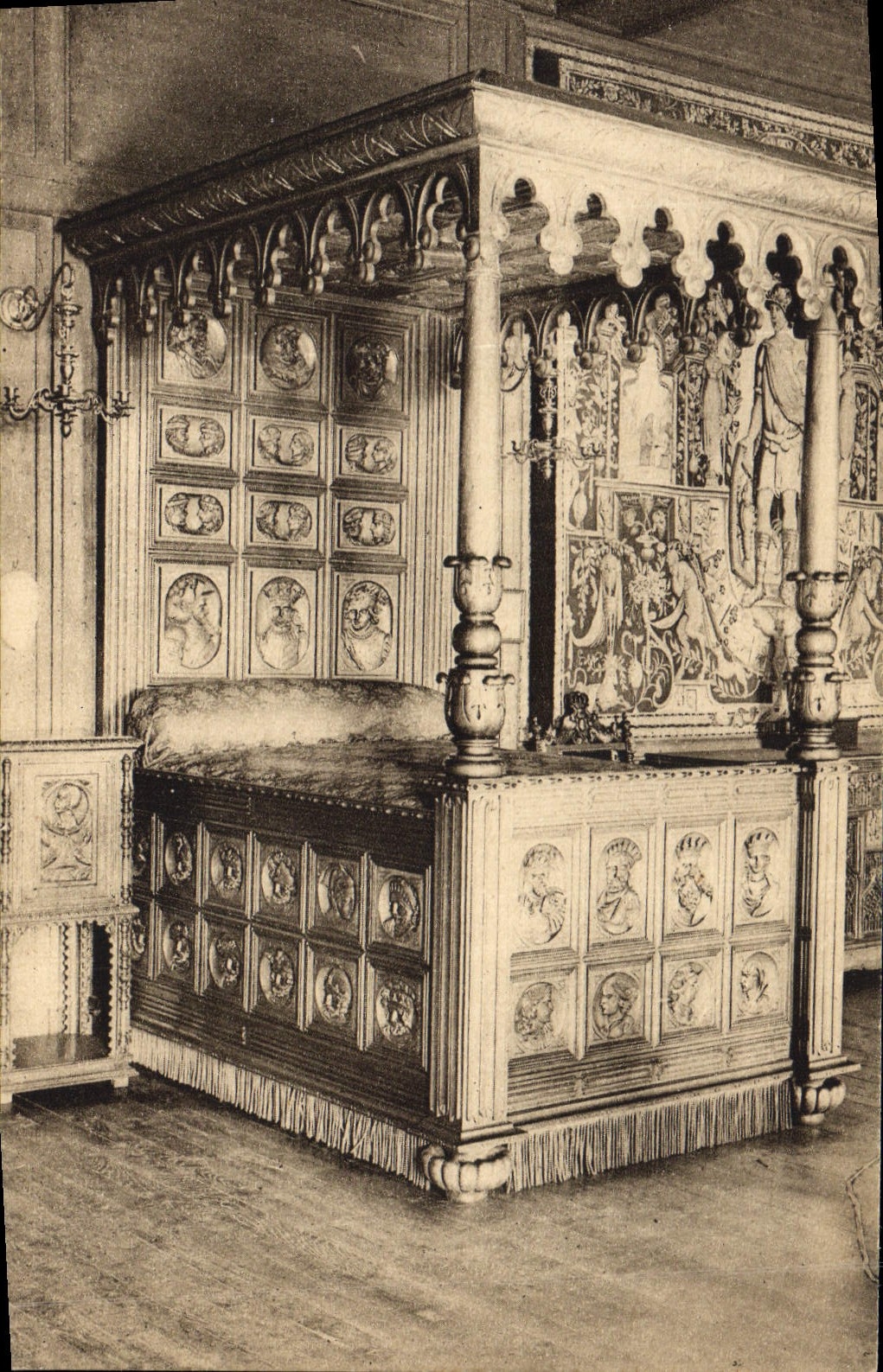 CPA Pau Le Chateau Le Lit de Henri IV