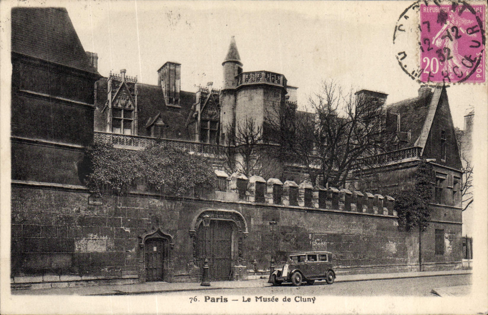 CPA Paris Musee de Cluny