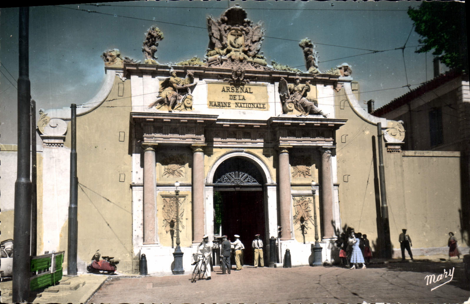 CPM Toulon Arsenal Maritime Porte Principale Militaria