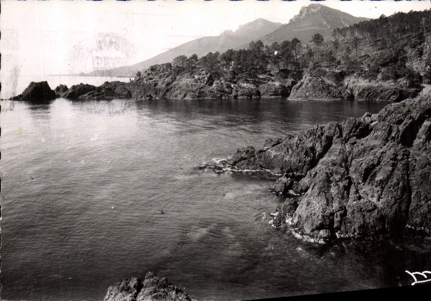 VINTAGE POSTCARD Trayas Points Notre Dame