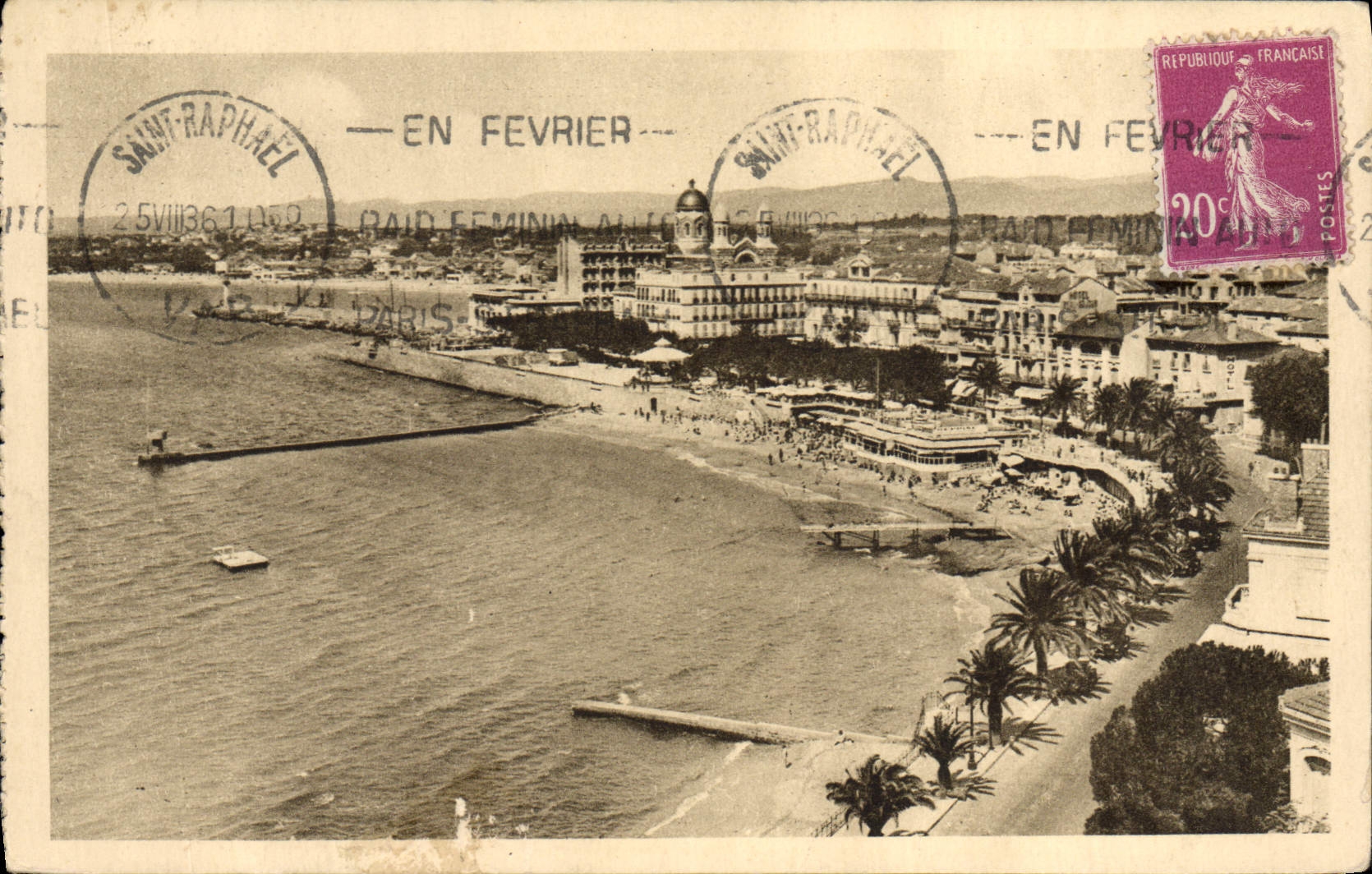 CPA Saint Raphael Vue Generale