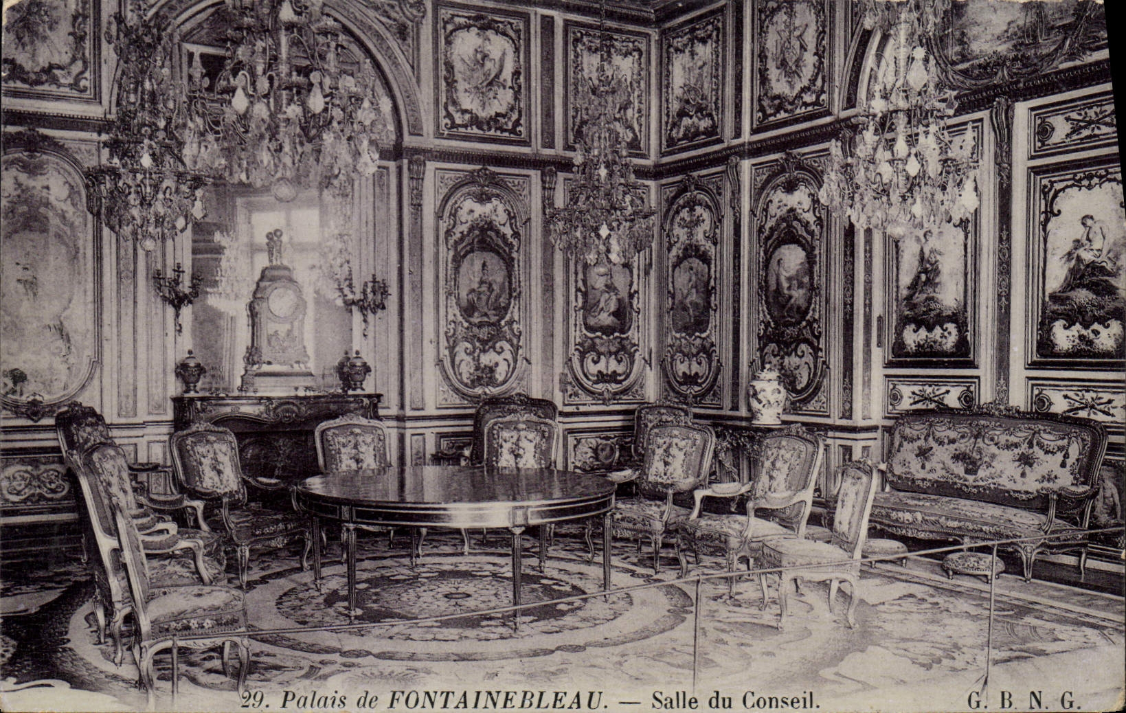 CPA Palais de Fontainebleau Salle du Conseil