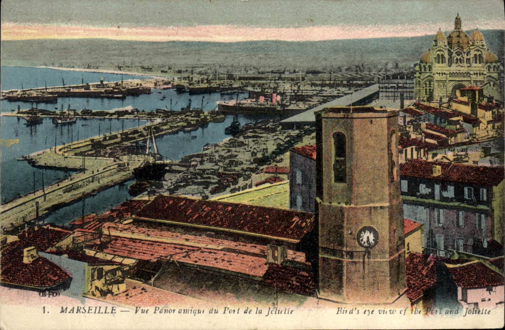 CPA Marseille Vue Panoramique du Port de la Joliette 