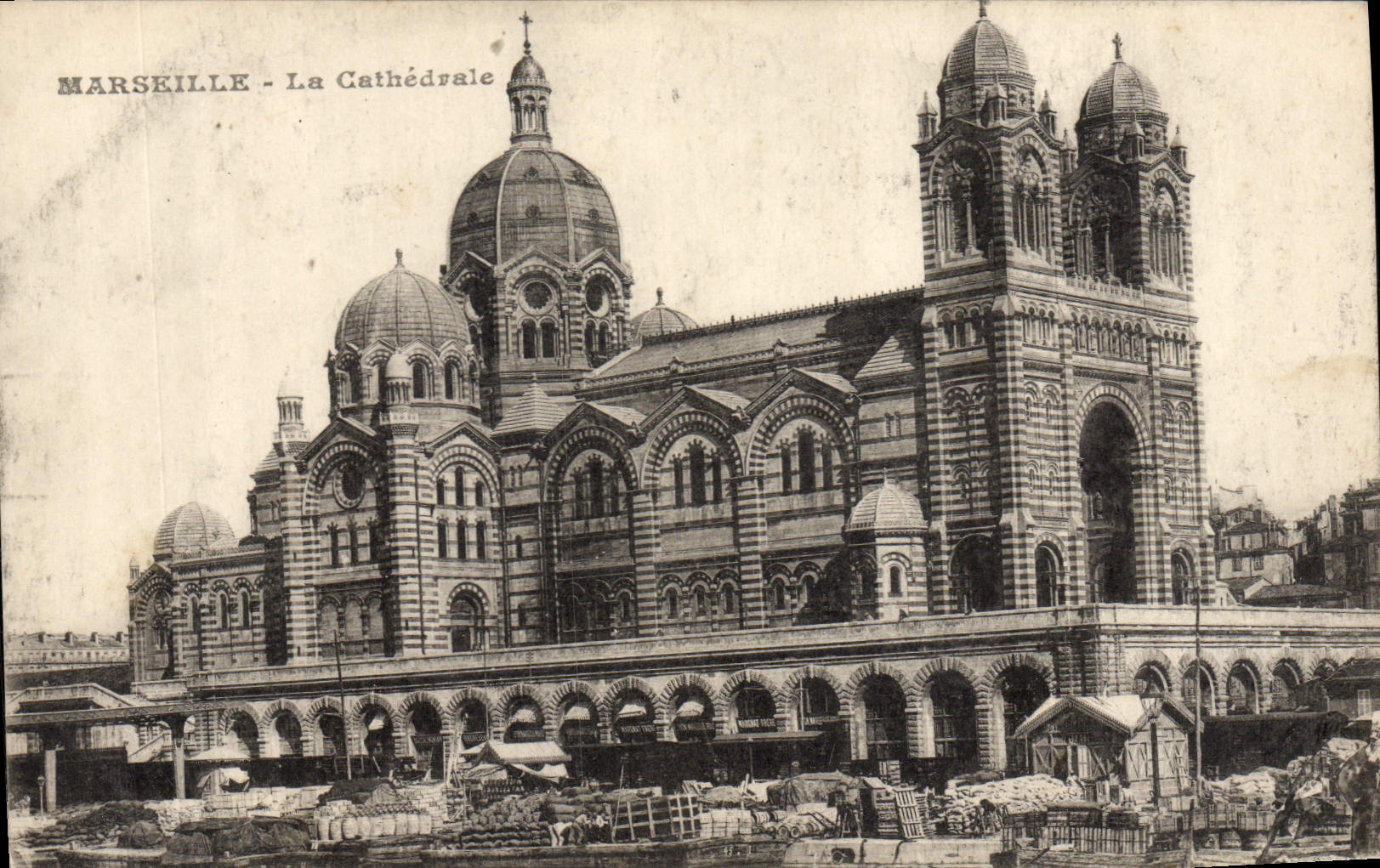 CPA Marseille La Cathedrale
