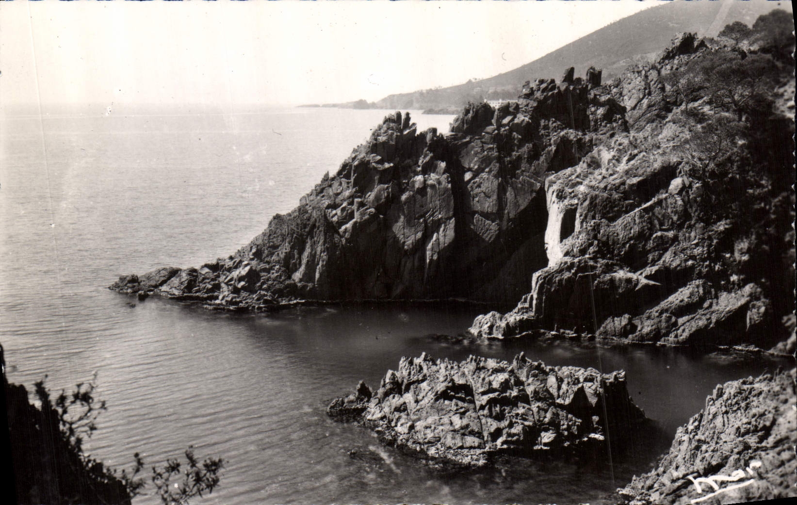 MODERN CARD Trayas Cliffs De I' Esterel