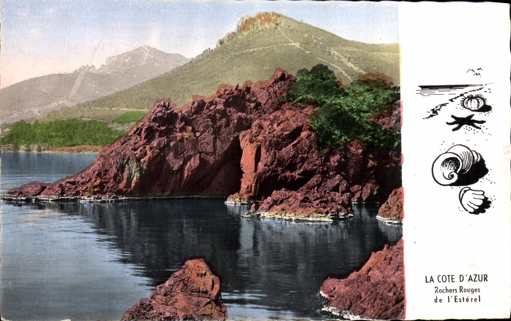 CPM La Cote D'Azur Rochers Rouges de l'Esterel