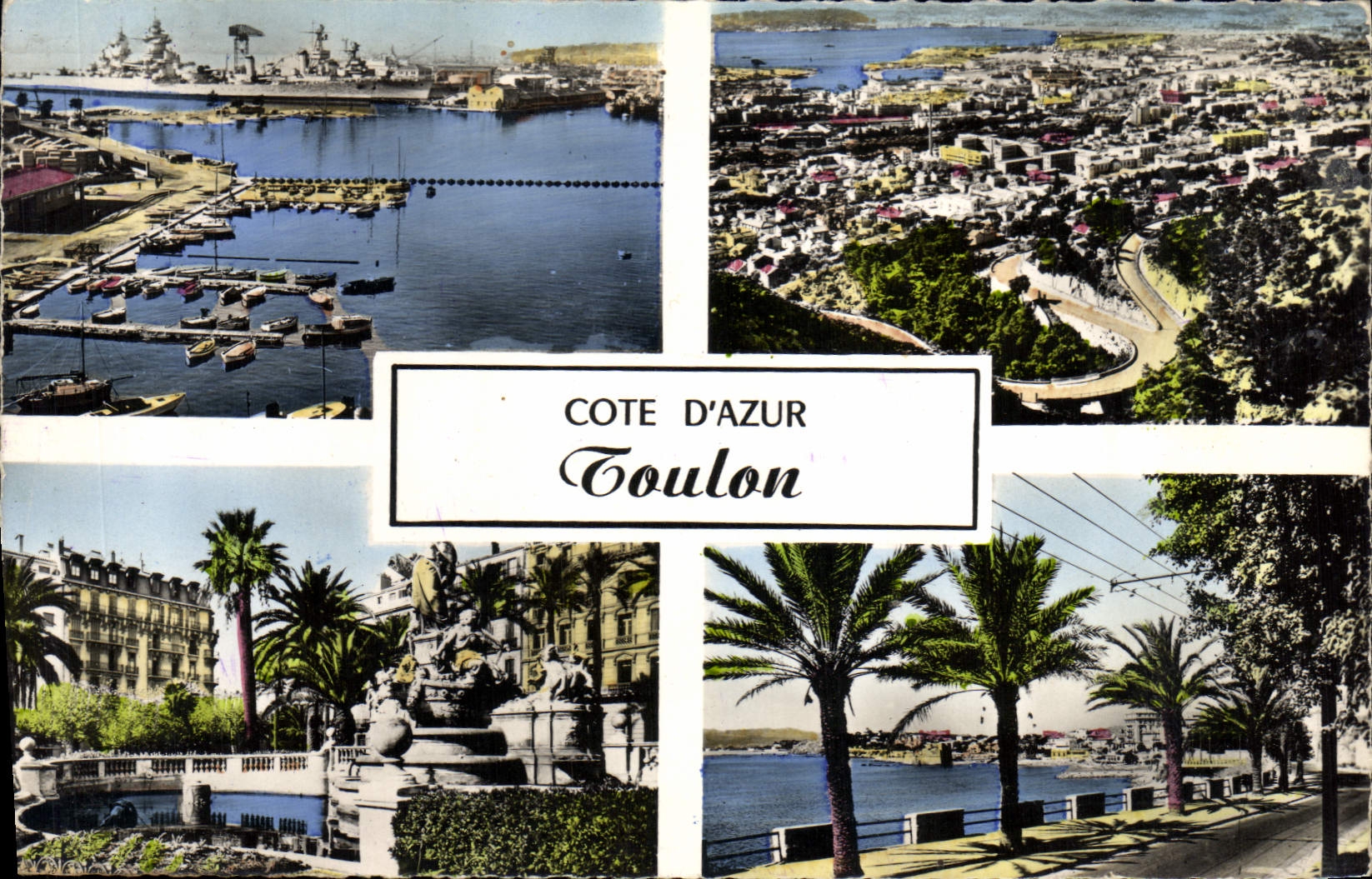 MODERN CARD Dimension Of Toulon Azure