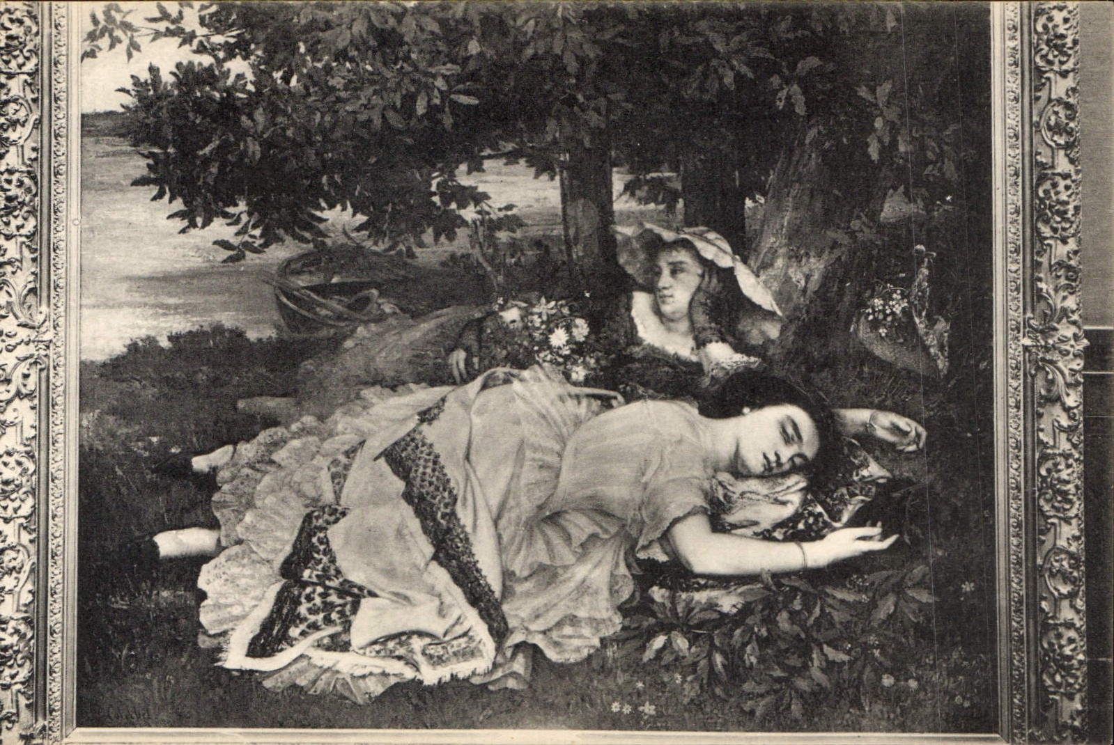 CPA Palais Des Beaux Arts De La Ville De Paris Les demoiselles des bords de la Seine Courbet 