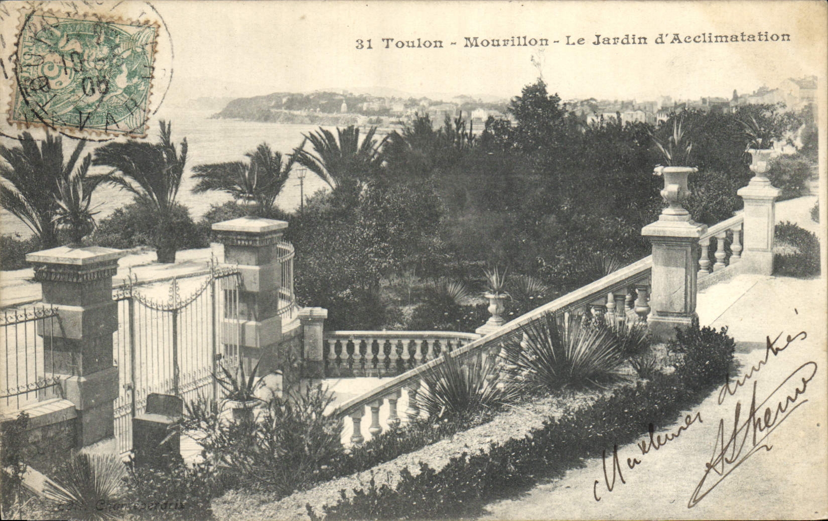 CPA Toulon Mourillon Le Jardin D'Acclimatation
