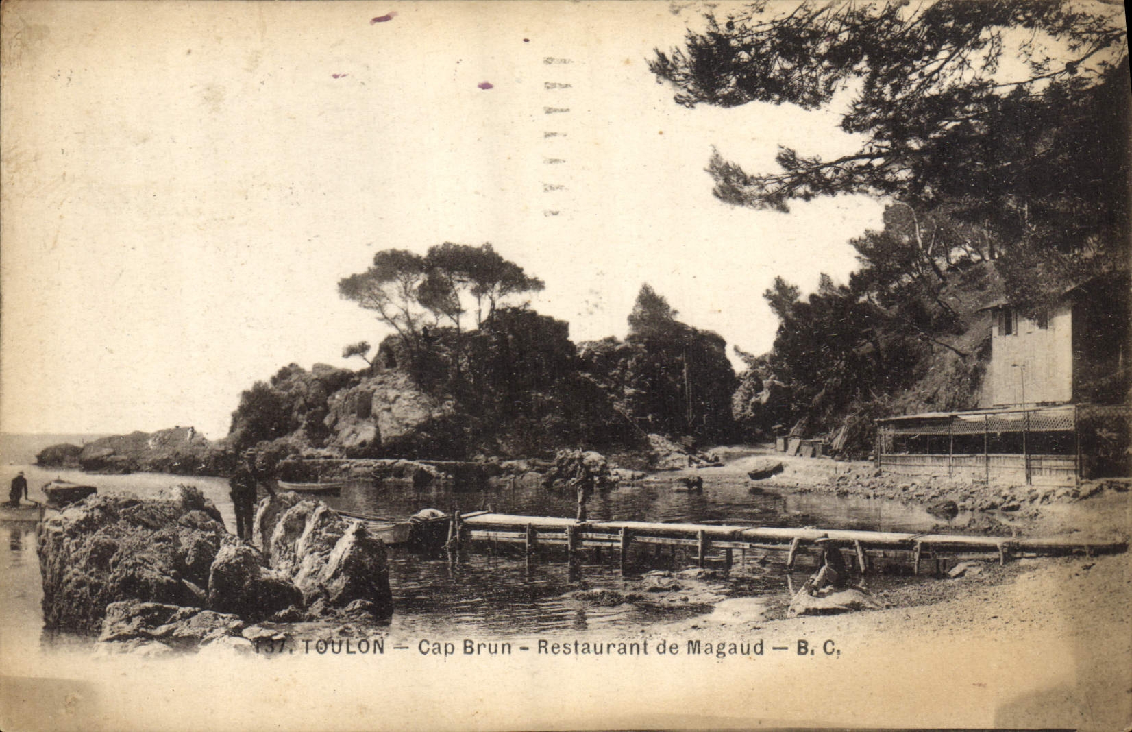 CPA Toulon Cap Brun Restaurant de Magaud 