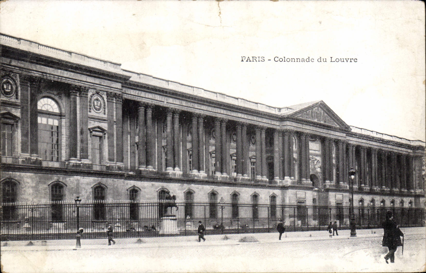 CPA Paris Colonnade Du Louvre