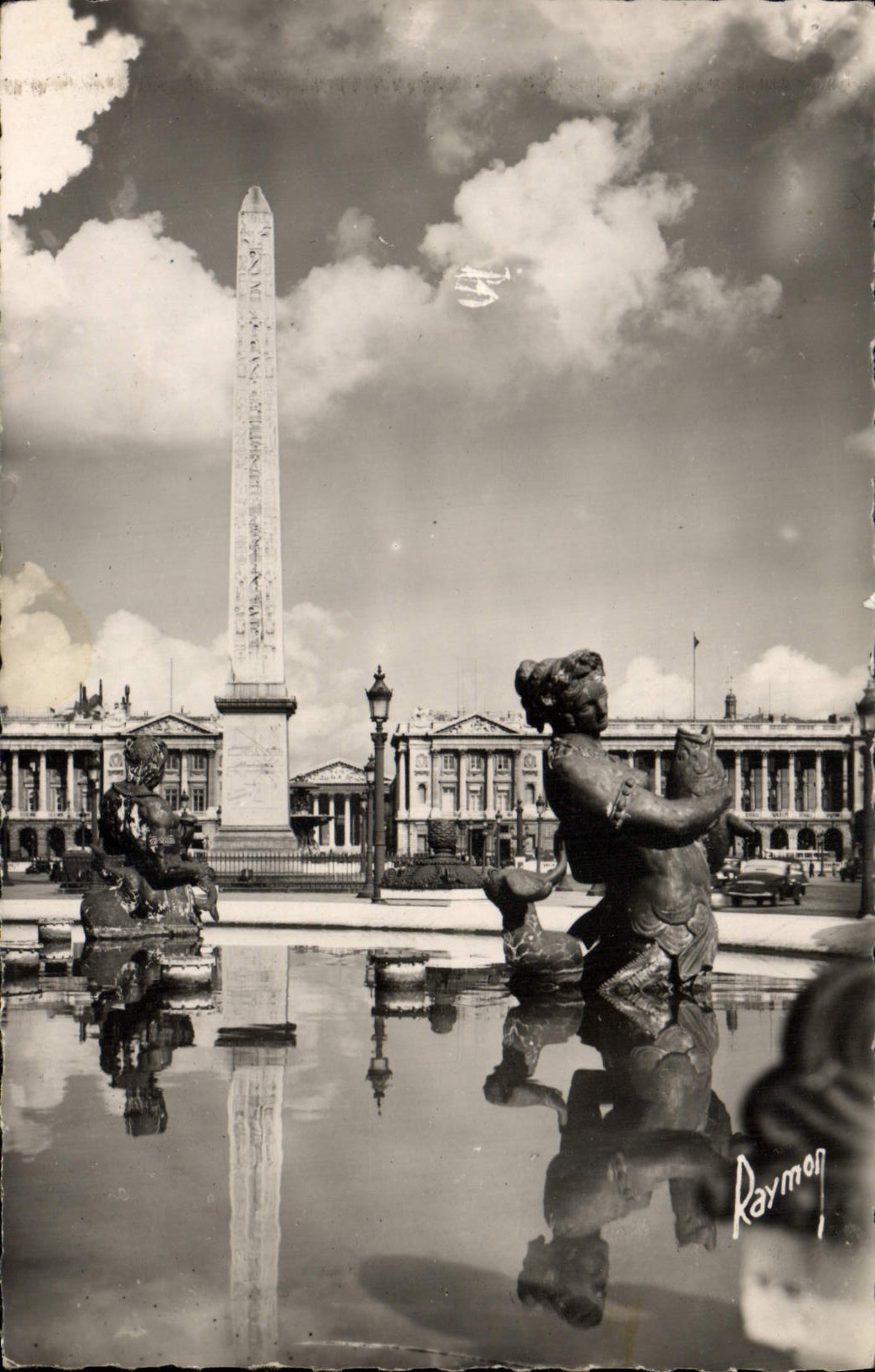 MODERN CARD Paris Basin and obelisk Place Harmony