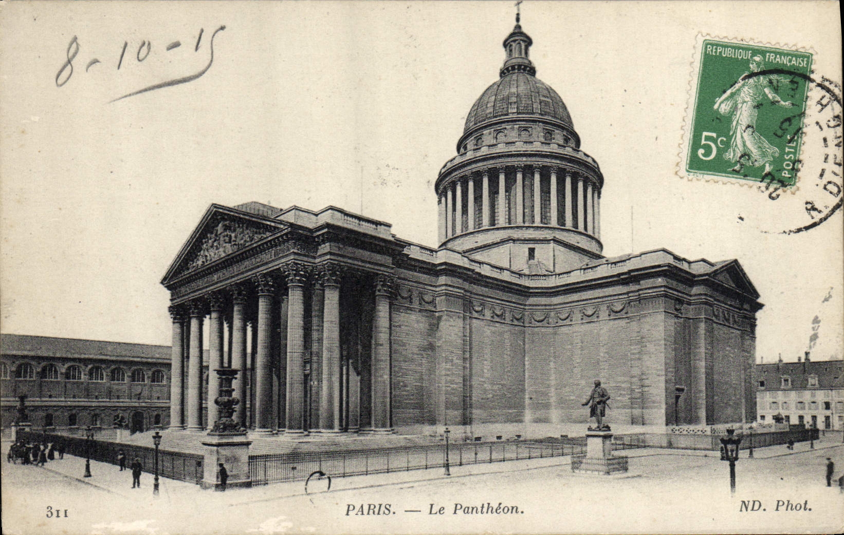 CPA Paris Le Pantheon