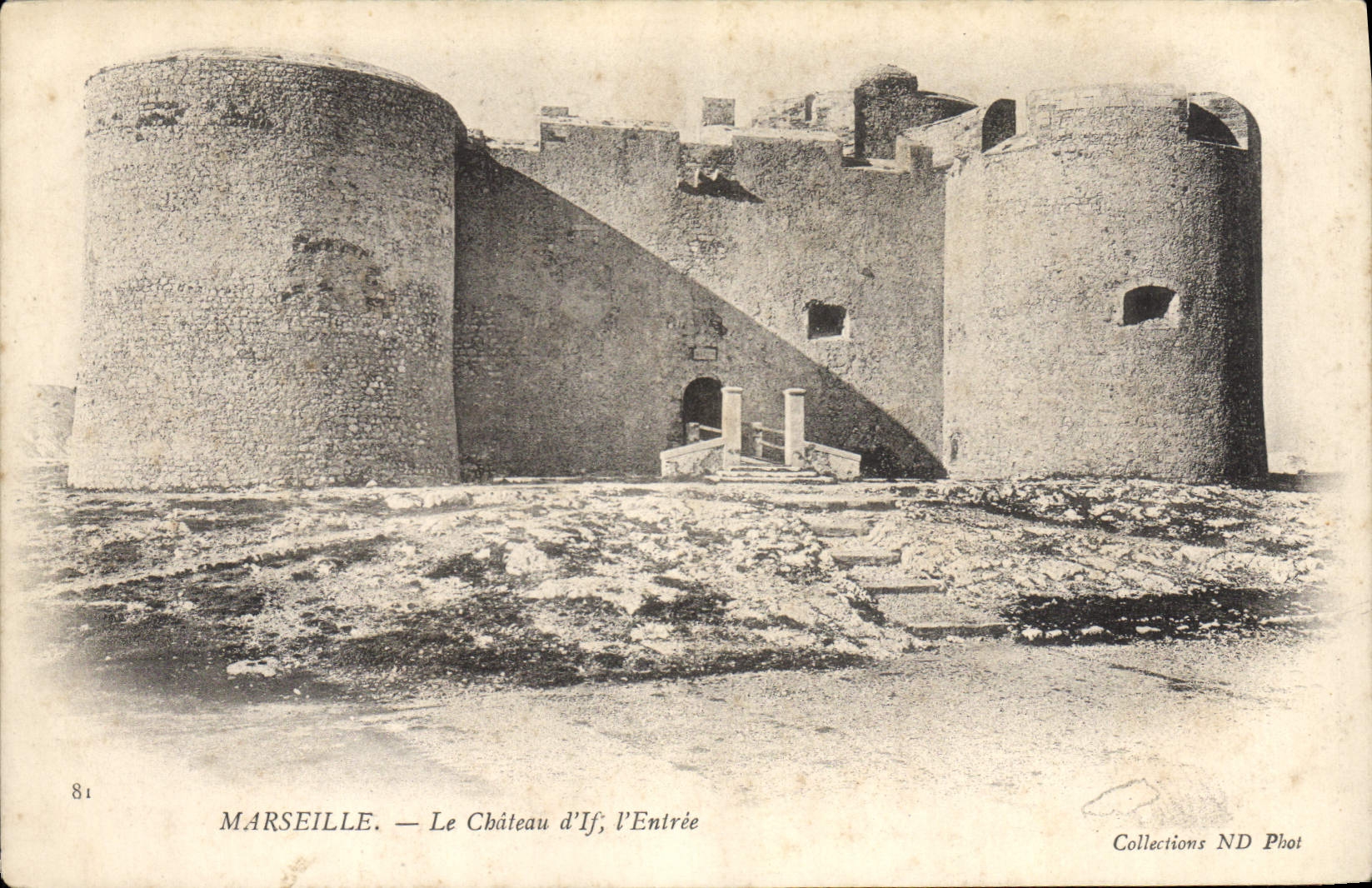 CPA Marseille Le Chateau D'If I'Entree