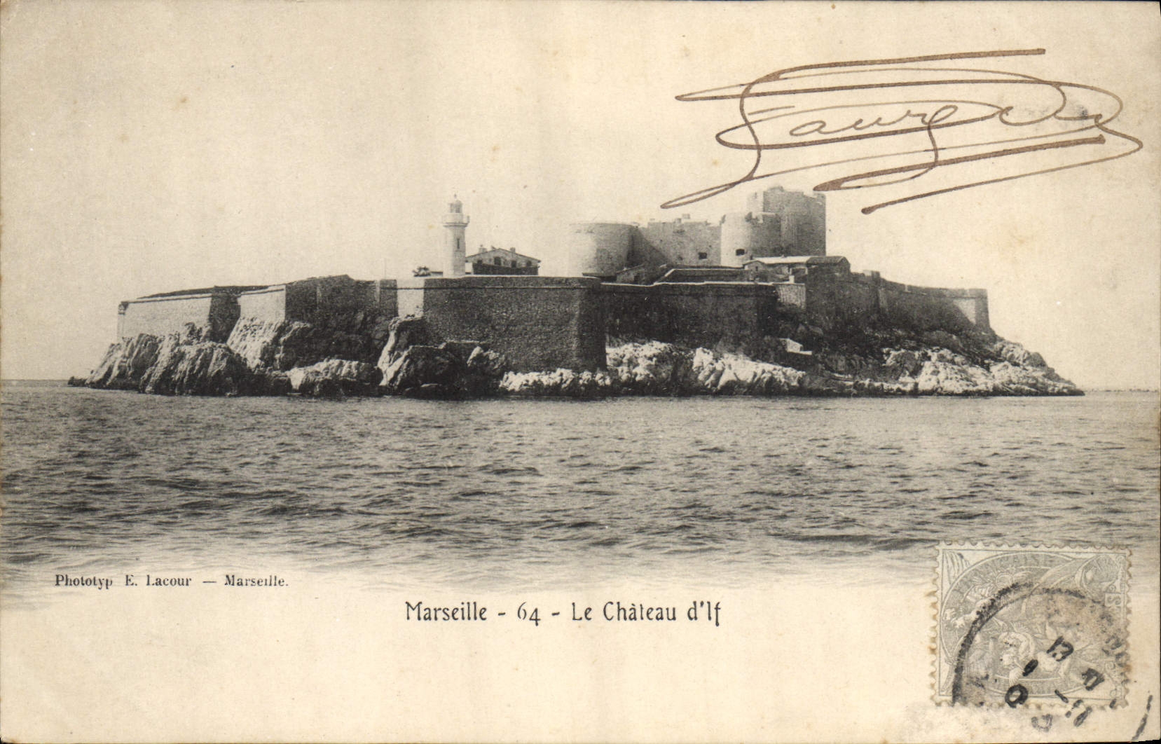 CPA Marseille Le Chateau D'If