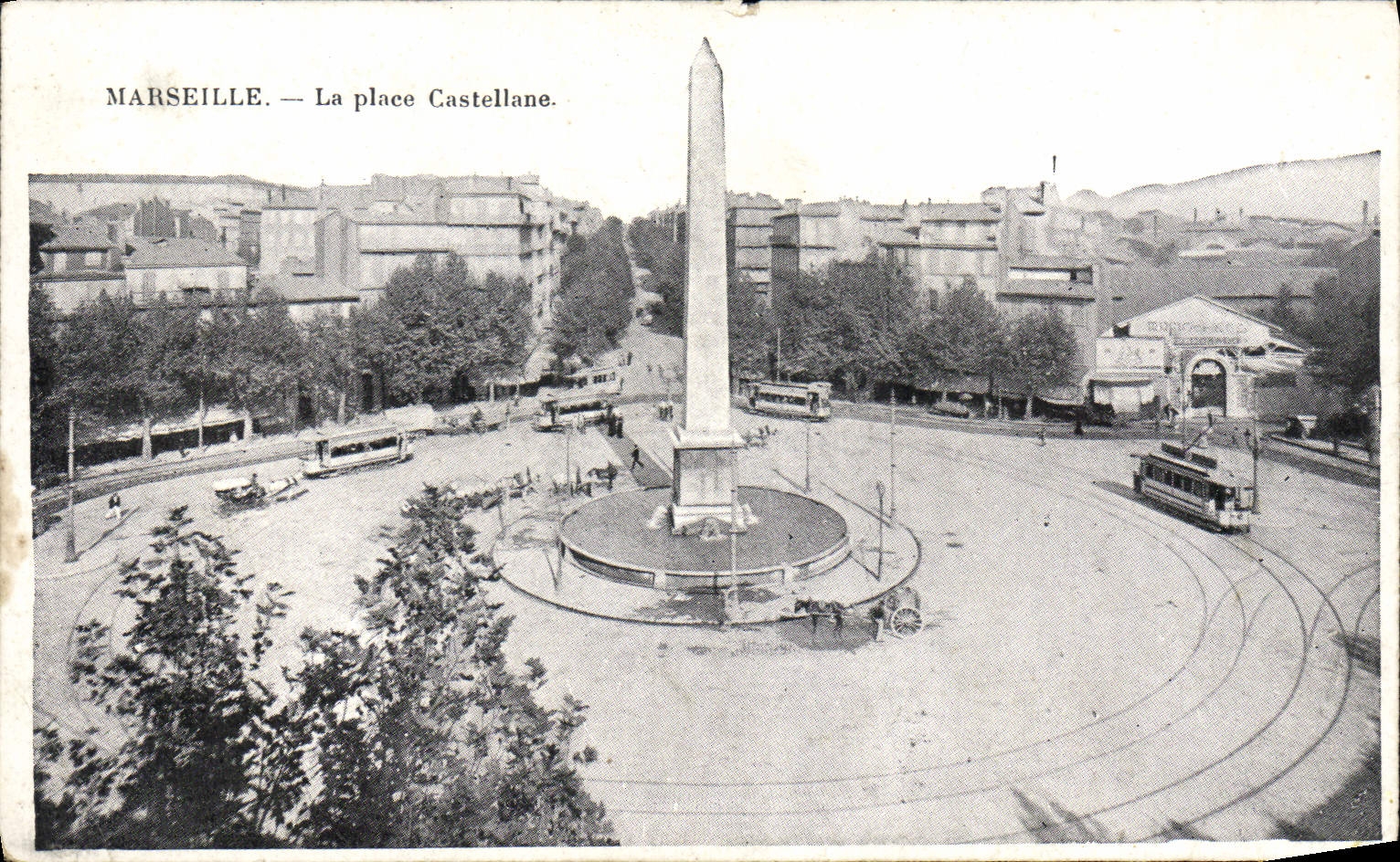 CPA Marseille La Place Castellane