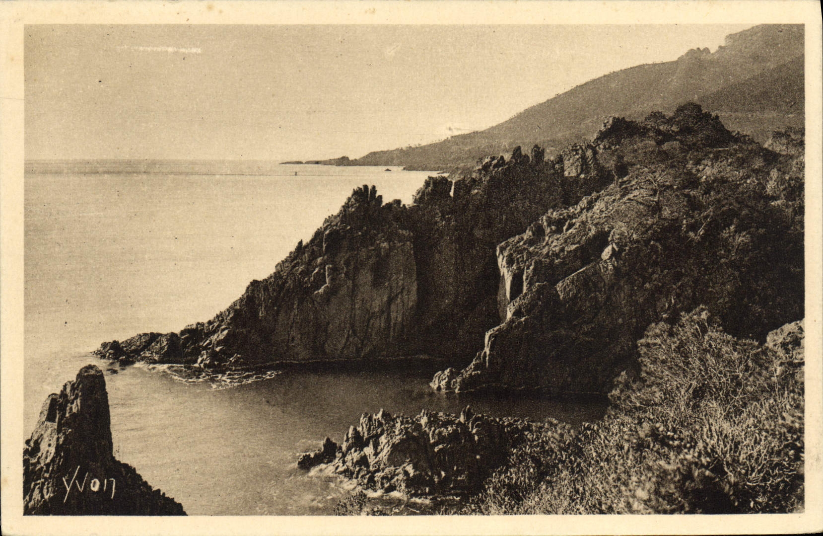 CPA Le Trayas Les Rochers