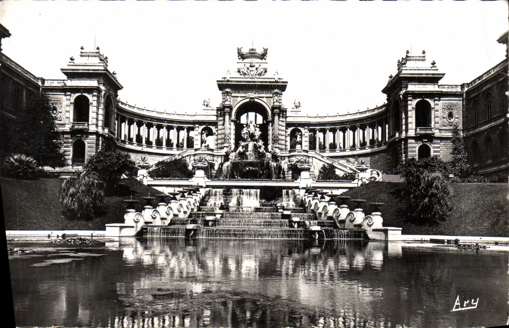 CPM Marseille Palais de Longchamp