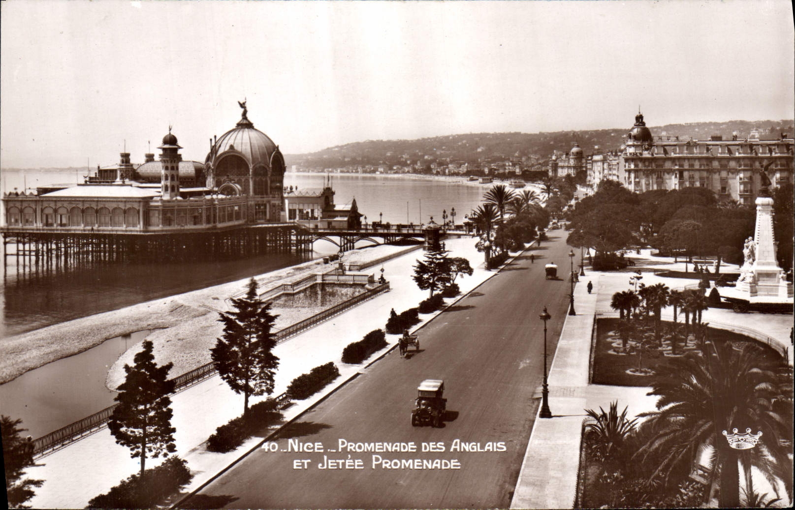 CPA Nice Promenade Des Anglais Et Jetee Promenade