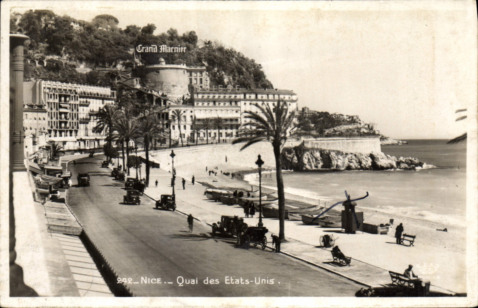 CPM Nice Quai Des Etats Unis Grand Marnier 