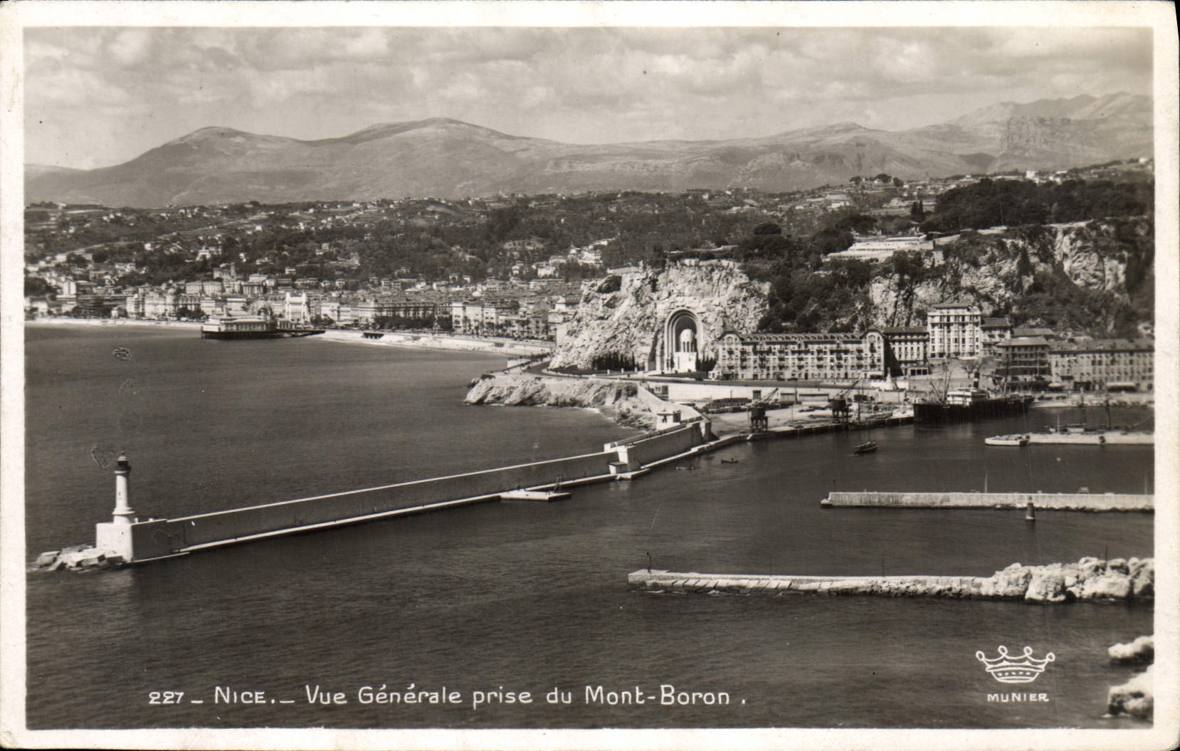 CPM Nice Vue Generale Prise Du Mont Boron
