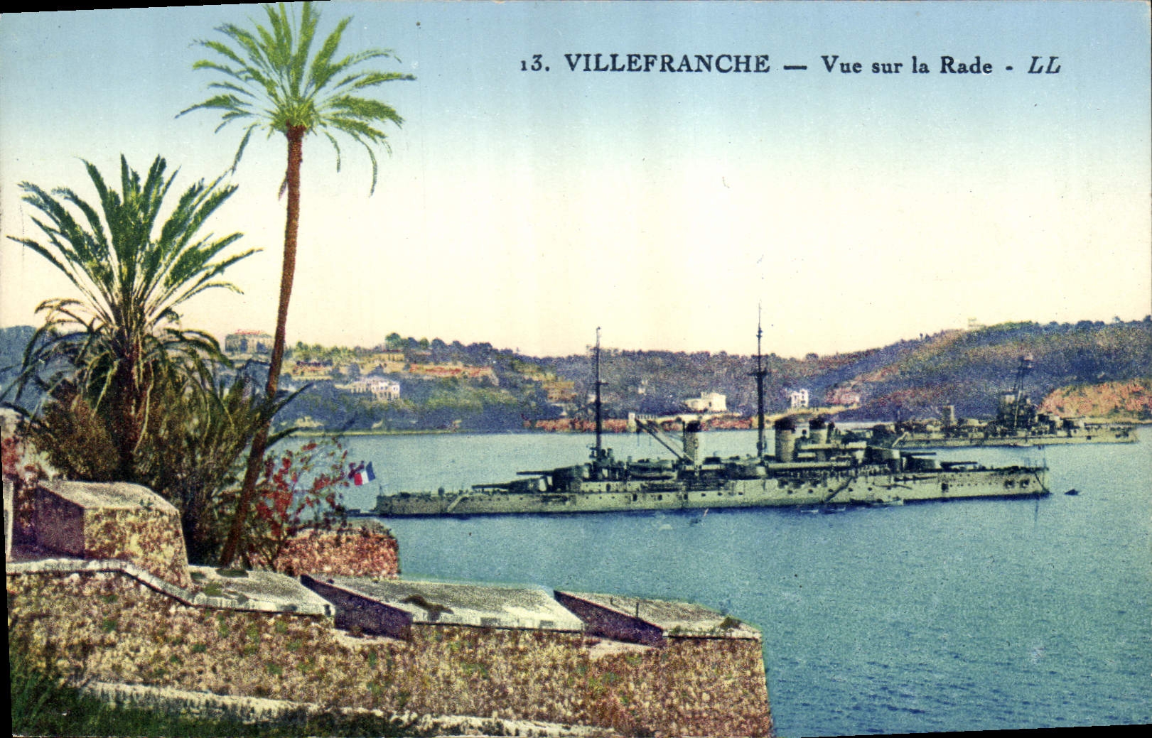 CPA Villefranche Sur Mer La Rade Bateau 
