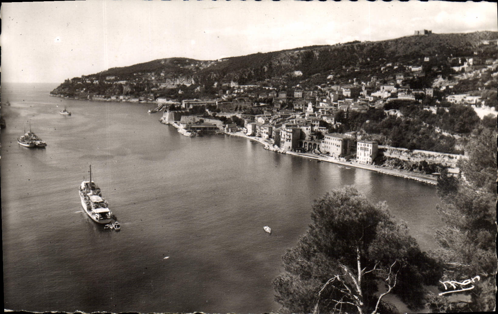 CPA Villefranche Sur Mer Vue Generale