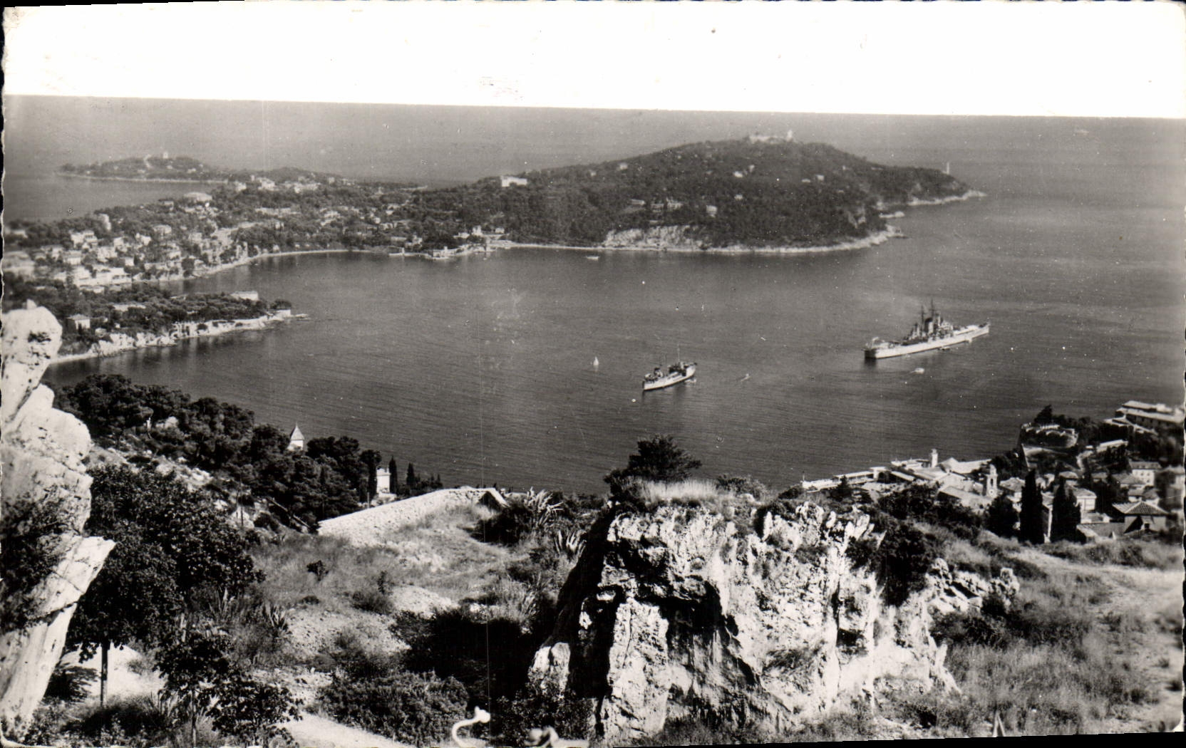 CPA Villefranche Sur Mer La Rade Et La Flotte