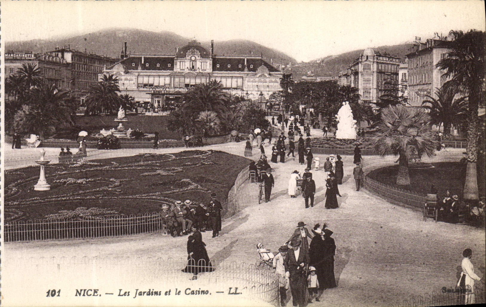 CPA Nice Les Jardins et le Casino