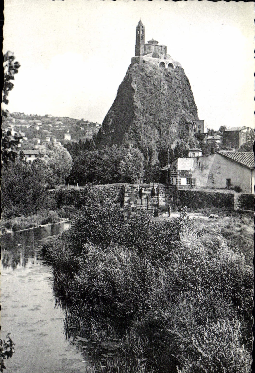 VINTAGE POSTCARD Puy the Rock St Michel Aiguilhe