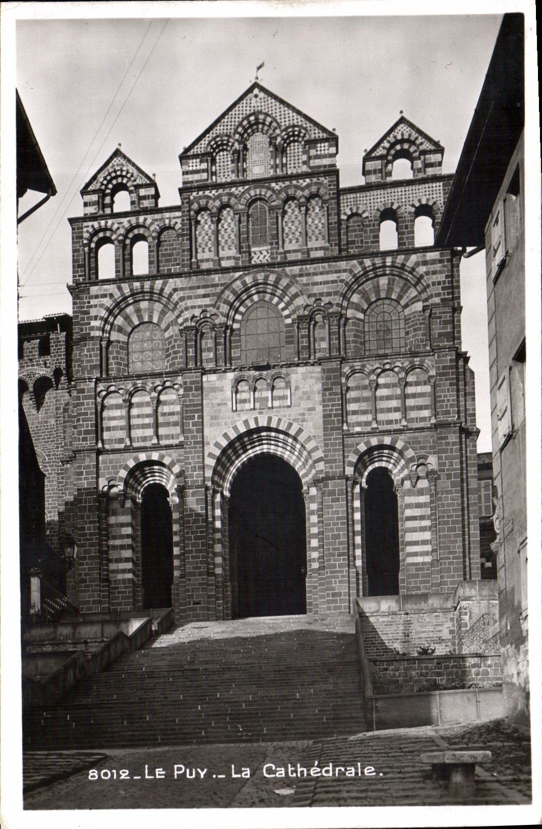 POSTAL Puy de la VENDIMIA la catedral
