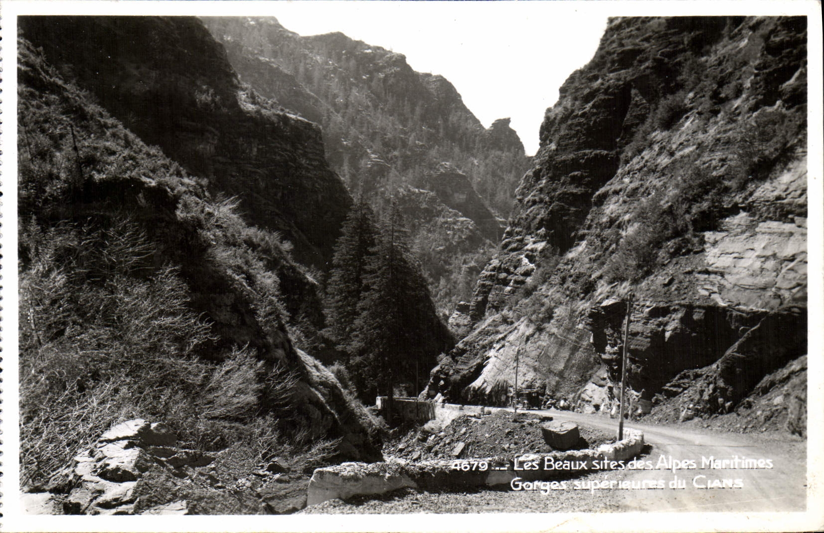 MODERN CARD higher Falls of Cians