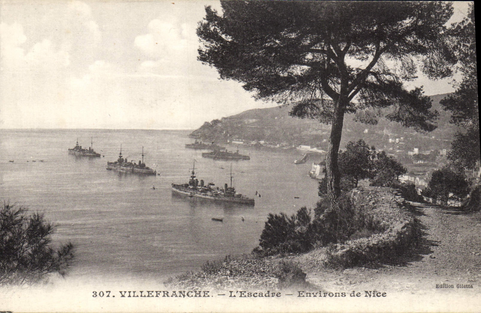 CPA Villefranche L'Escadre Environs de Nice Bateaux