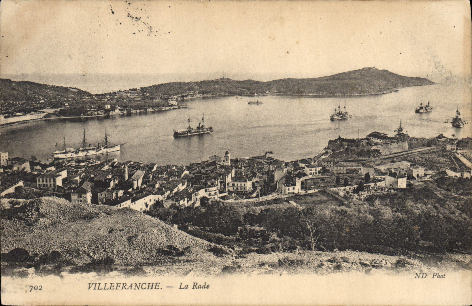 CPA Villefranche La Rade Bateaux
