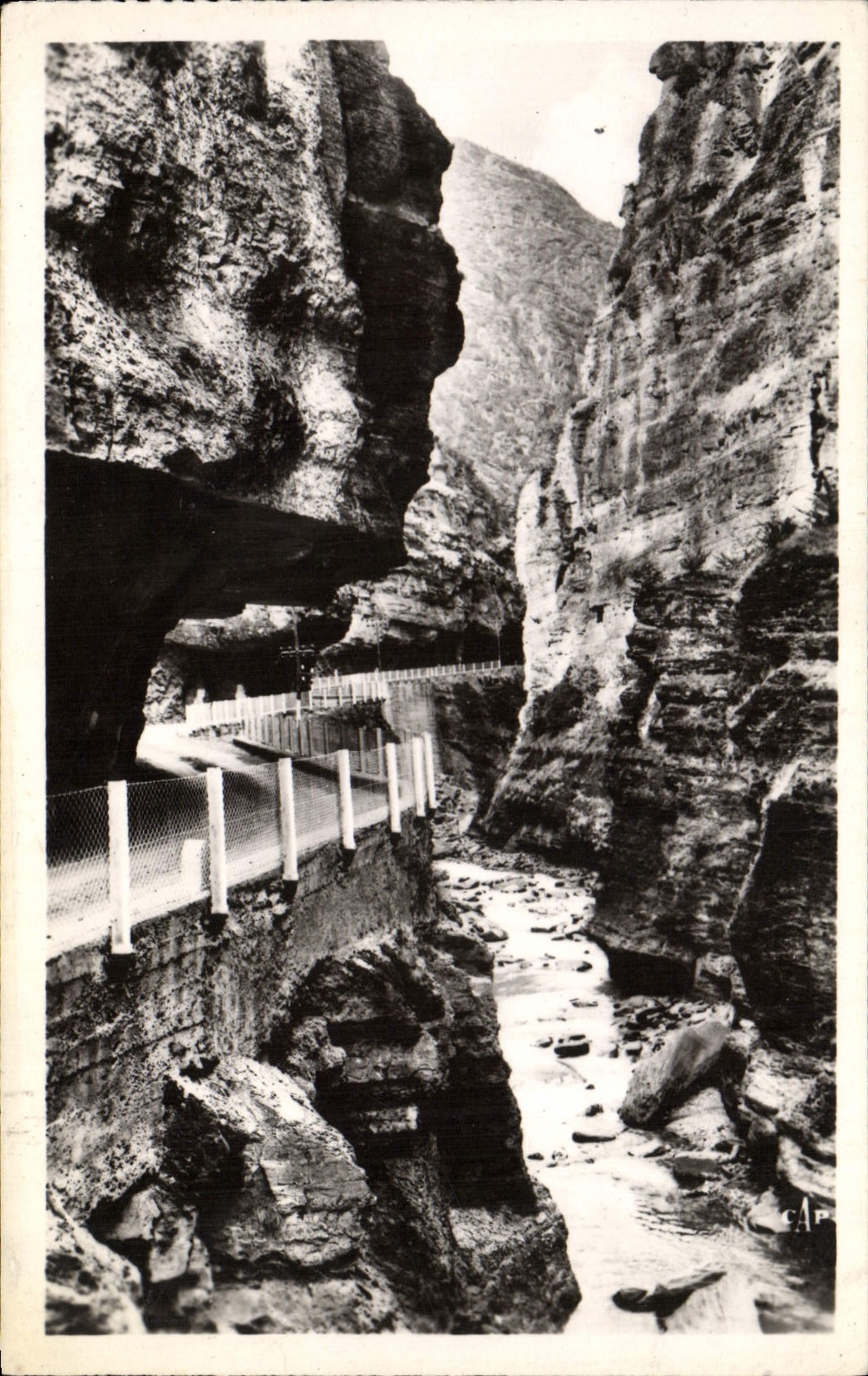 CPA Les gorges du Cians La gorges a la petite Clue