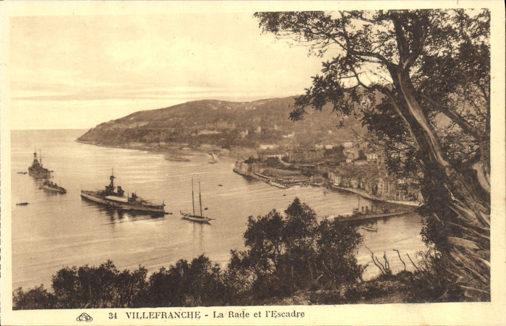 CPA Villefranche La Rade et l'Escadre Bateaux