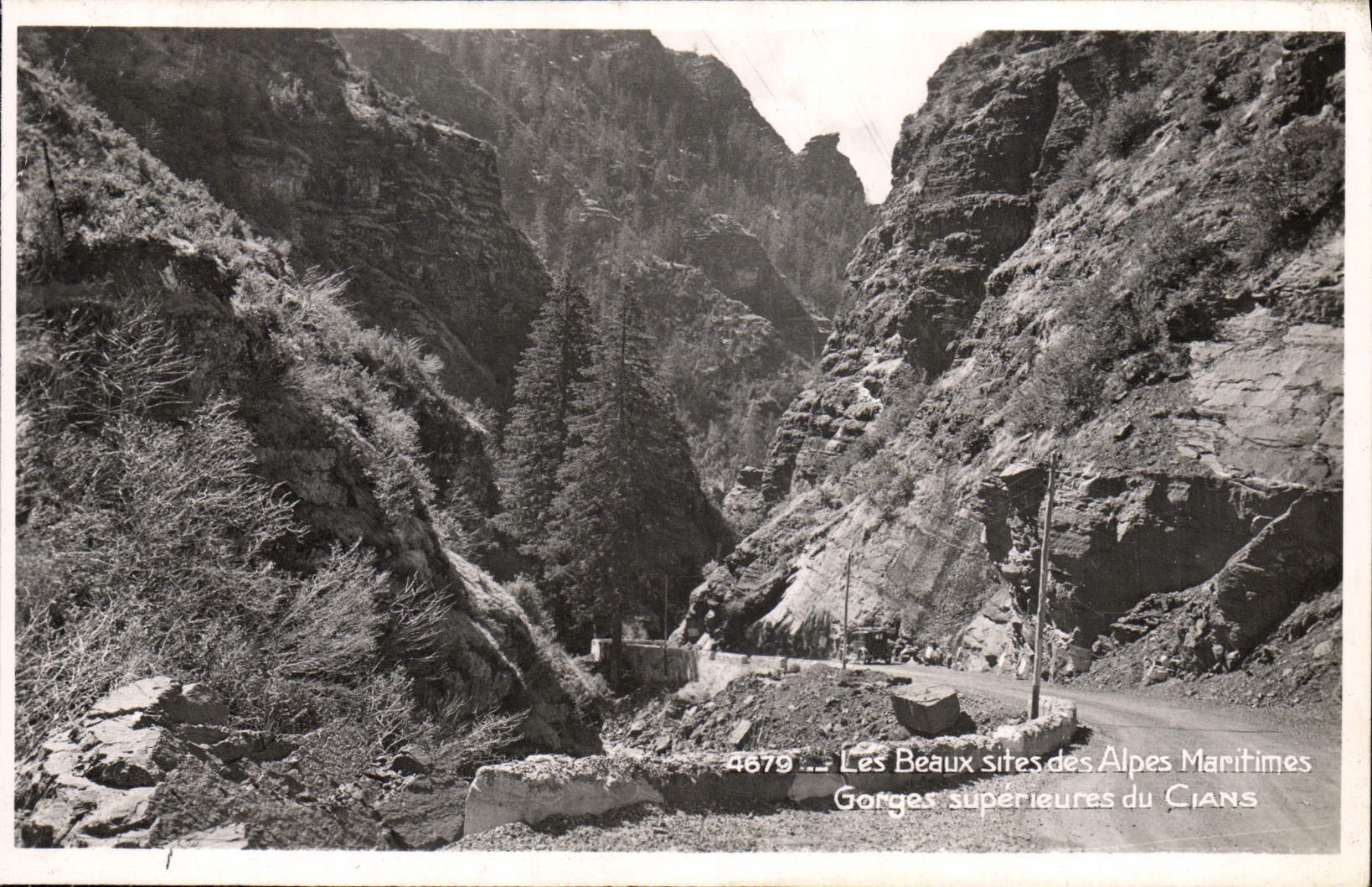 CPA Les Gorges superieures du Cians