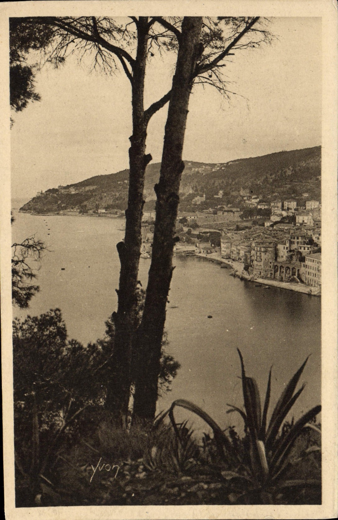 CPA Villefranche Vue de la Rade