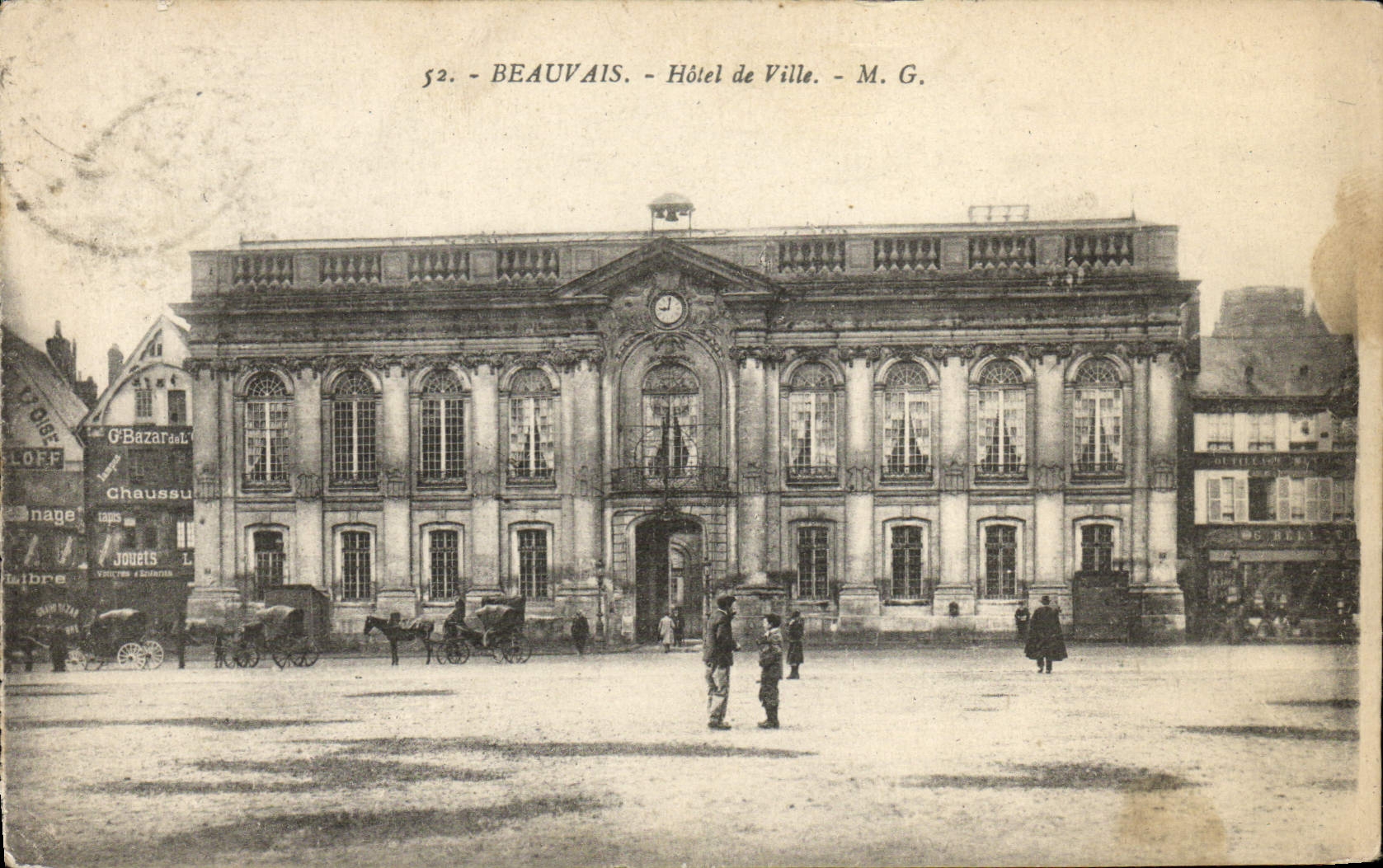 CPA Beauvais Hotel de Ville