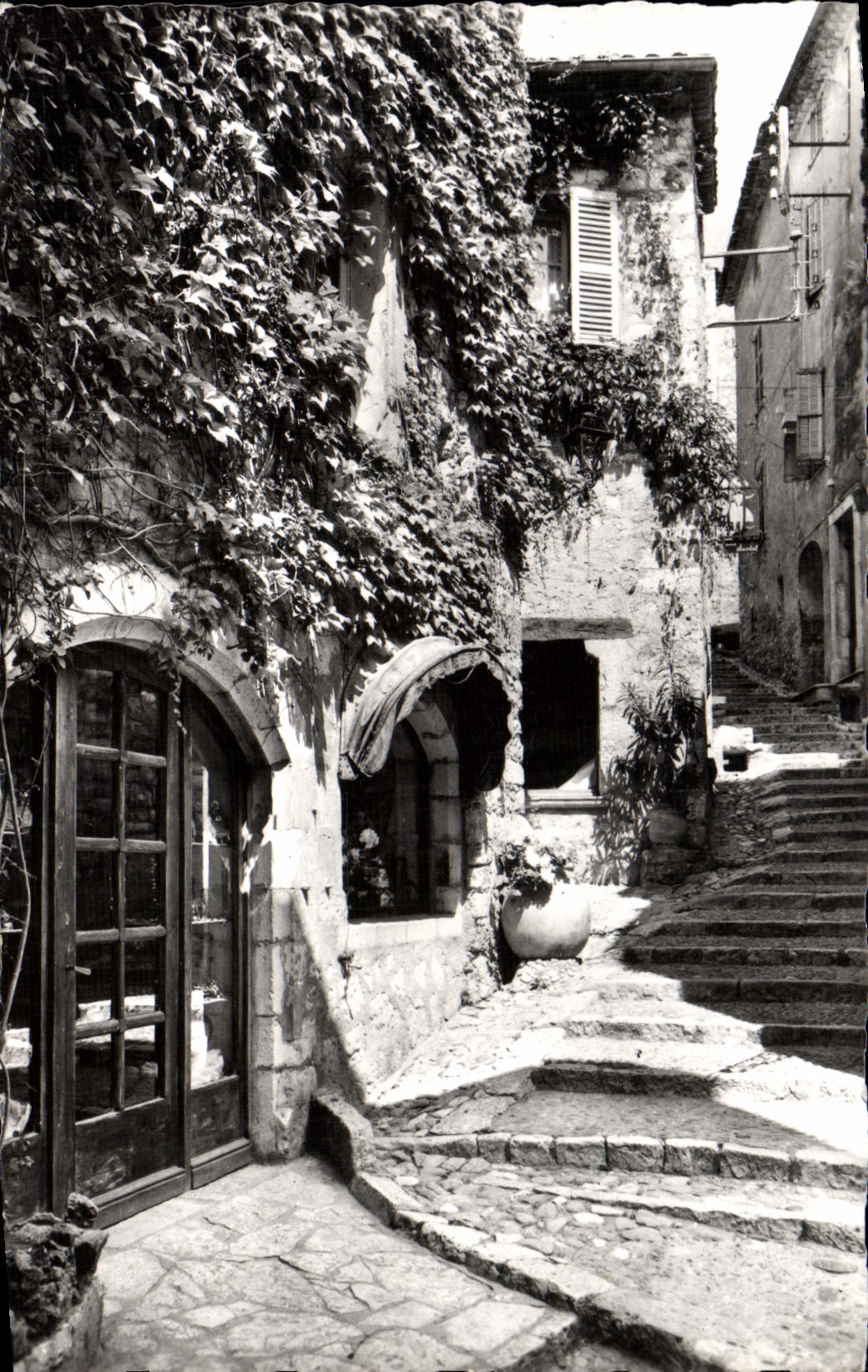 CPM Saint Paul La Cote d'Azur Montee vers l'eglise