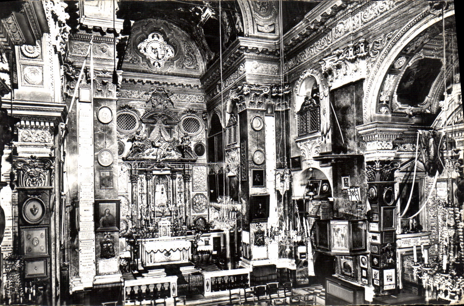 CPM Notre Dame De Laghet Interieur du sanctuaire